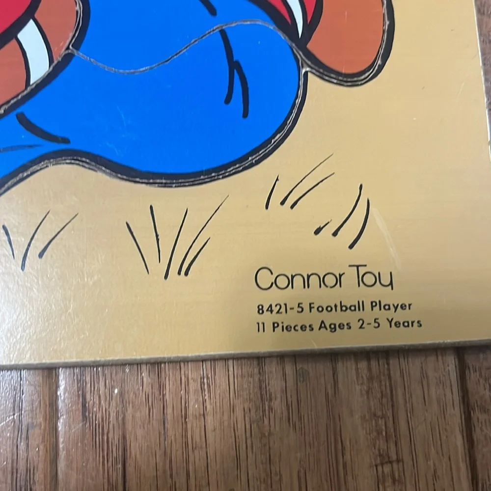 VINTAGE CONNOR TOY WOODEN PUZZLES LOT OF 2